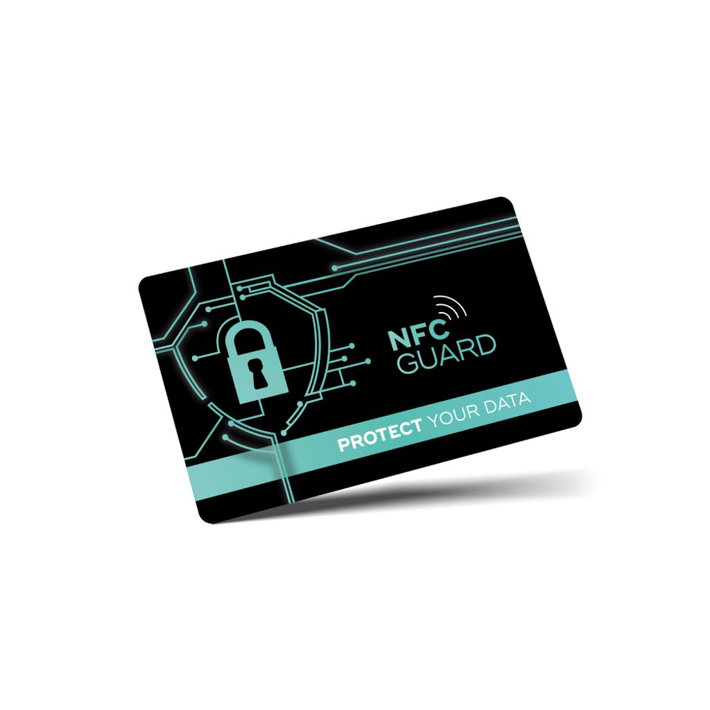 RFID Blocker Card - NFC Schutzkarte zum Schutz vor Datendiebstahl
