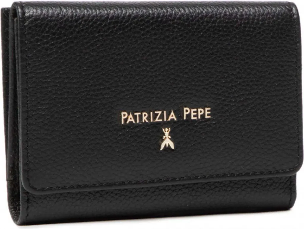 Portefeuille Cuir Noir Patrizia Pepe pour Organiser vos Papiers