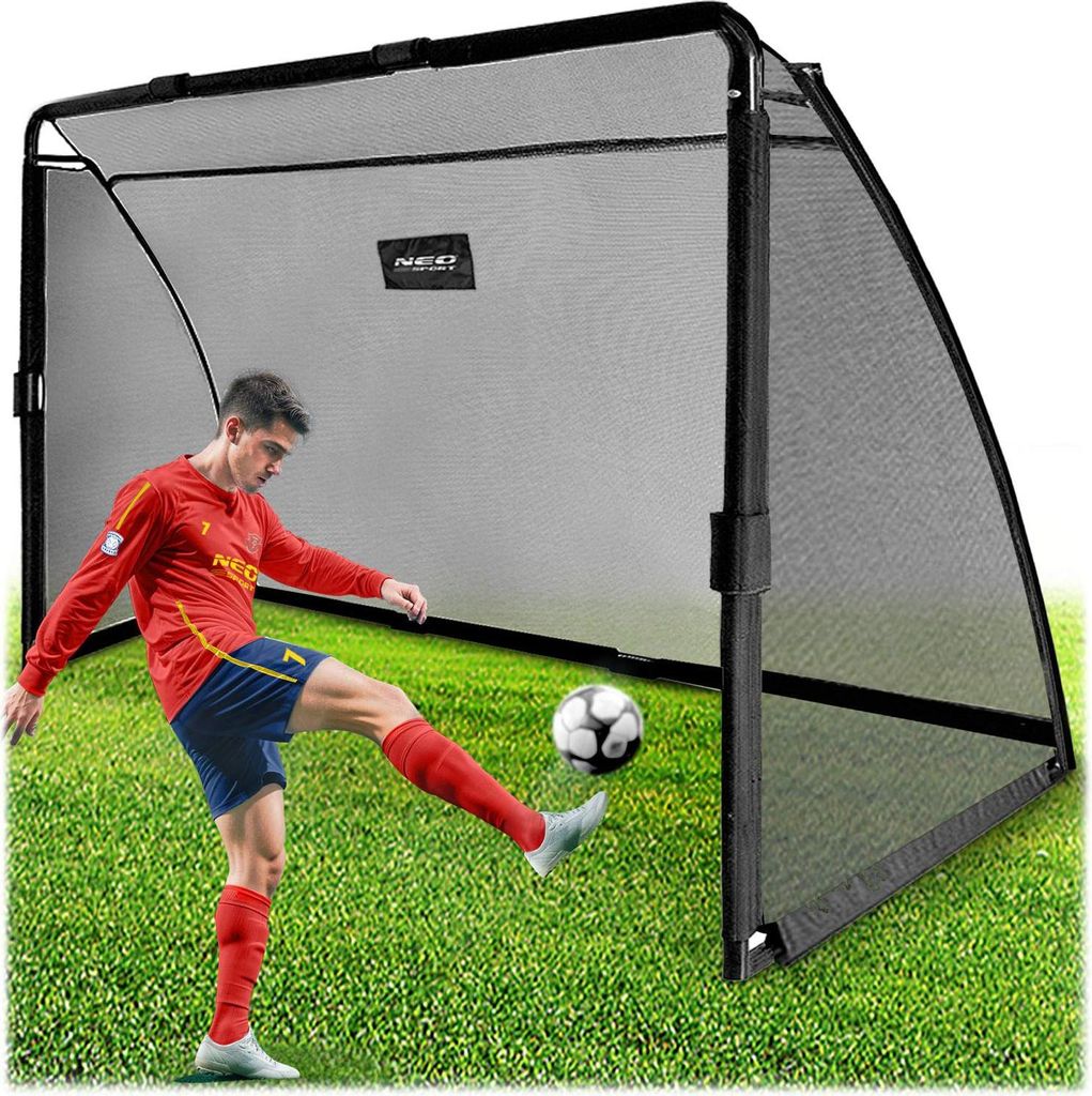Fußballtor 300 x 200 x 90 cm NS-497 schwarz