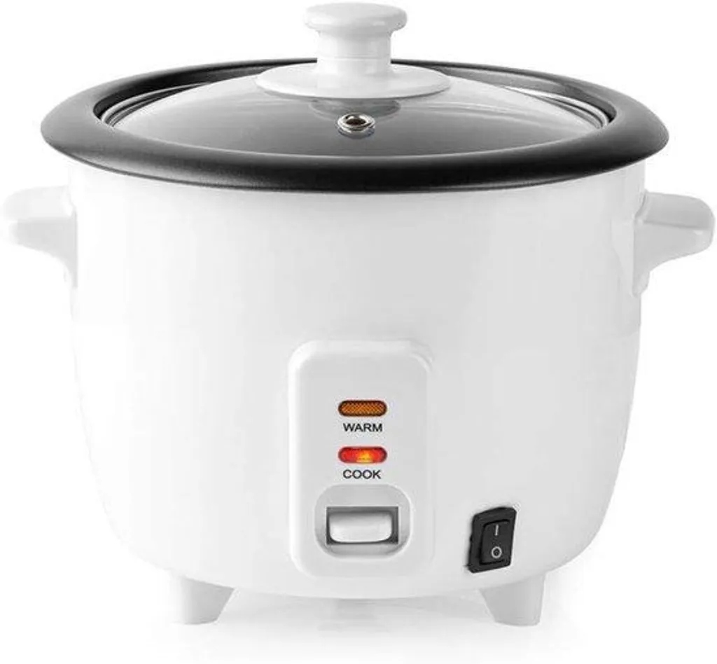 Petit cuiseur à riz pour étudiant et bureau 0,6L - Repas rapide 300W