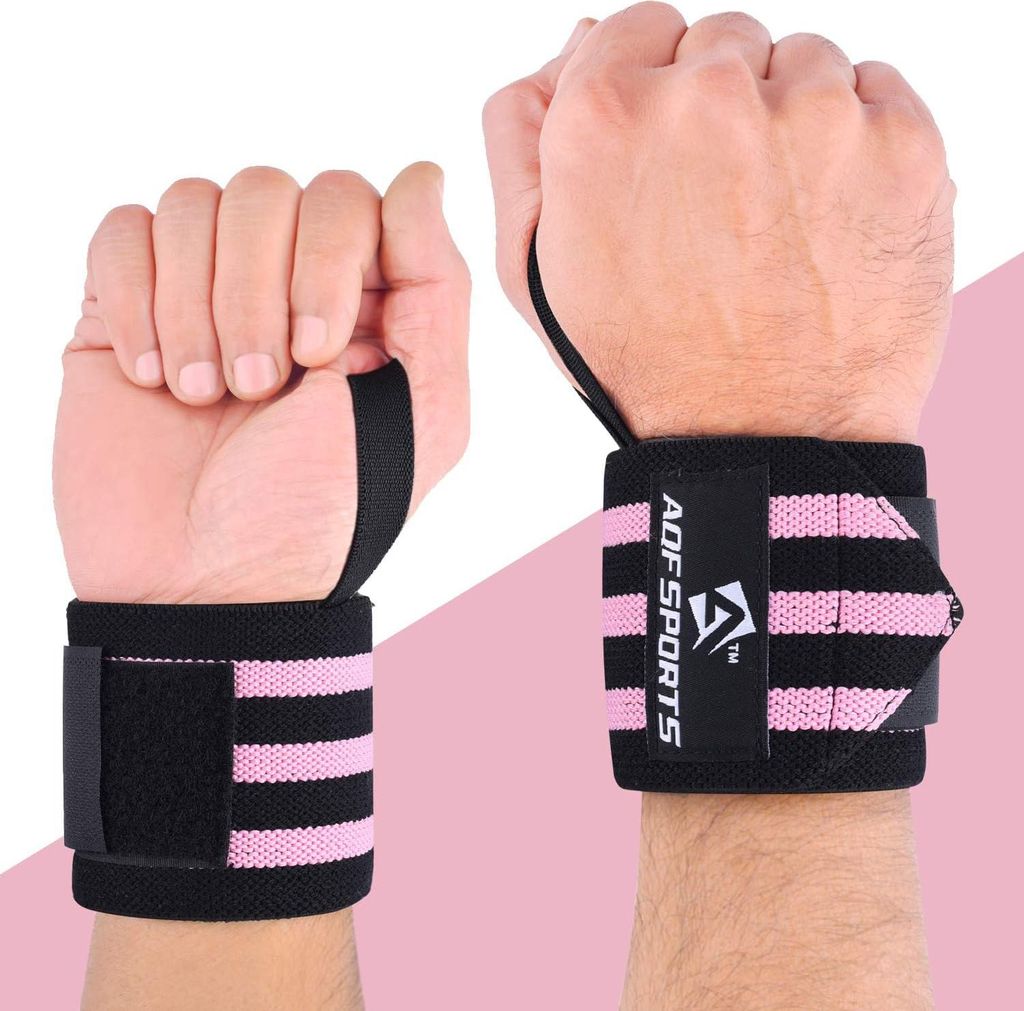 18 Zoll Heavy Duty Handgelenkbandagen für Gewichtheben und Fitnesstraining - Faustbandagen mit Daumenschlaufe