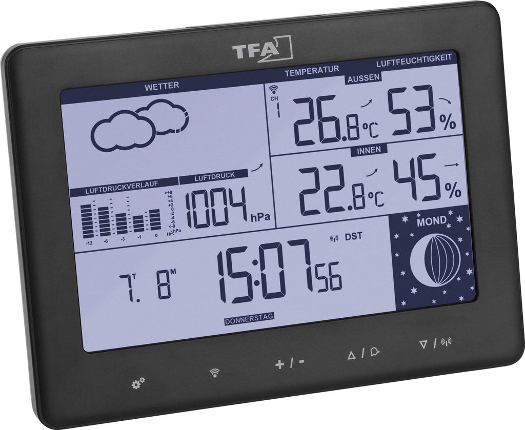 TFA 35.1158.01 ELEMENTS Funk-Wetterstation