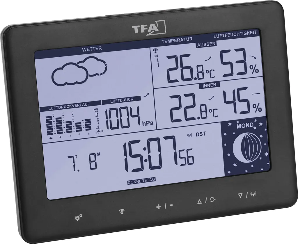 Station météo numérique sans fil ELEMENTS TFA avec prévisions locales