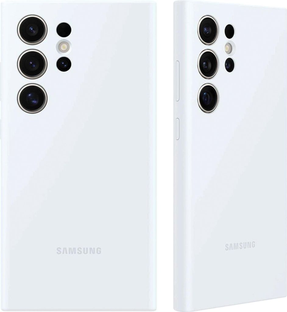 Coque en silicone Samsung Galaxy S24 Ultra - blanche Image du produit 