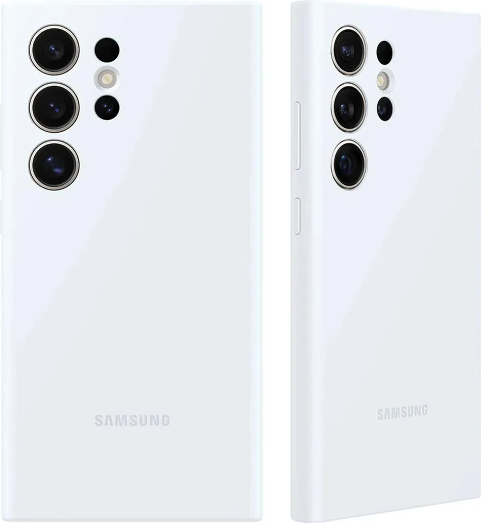 Samsung EF-PS928TWEGWW Custodia Silicone Case per Galaxy S24 Ultra SM-S928 White Bianco