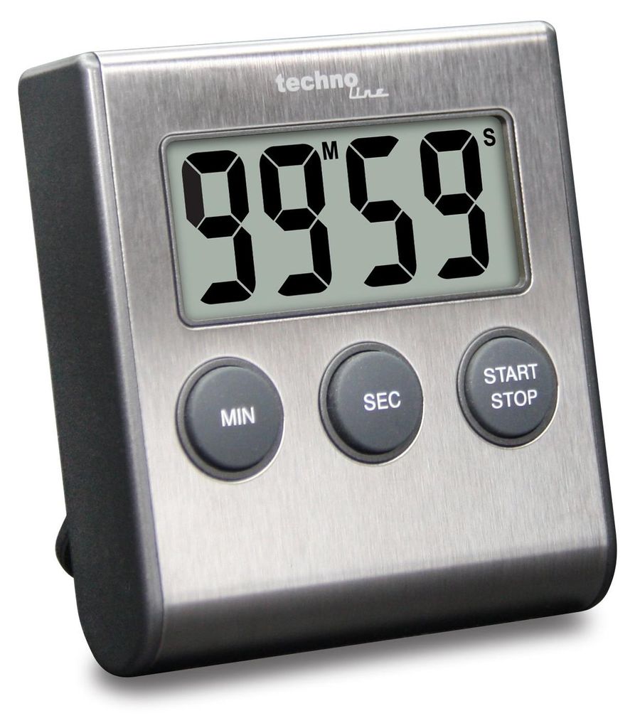 Technoline KT 200, Digitaler Küchentimer, Grau, 99,9 min, Produktbild 