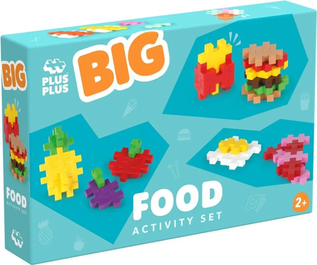 Jeu de Construction Enfant Plus-Plus BIG Activité Alimentation 100 Briques