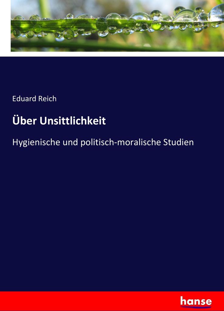 Über Unsittlichkeit