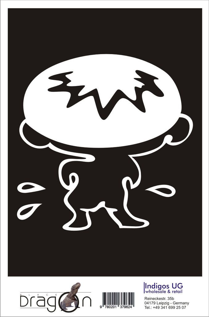 Aufkleber / Autoaufkleber - JDM / Die cut / Auto / OEM - Toilet boys - 210x210mm rot - Heckscheibe / Heckscheibenaufkleber