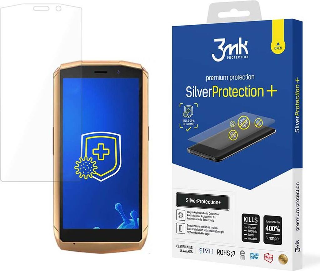 3mk Display Antimikrobielle Schutzfolie SilverProtection+ für Cubot Pocket 0,21mm Self-Heal