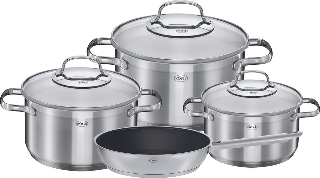 RÖSLE Kochtopf Set 4-tlg. ELEGANCE 13470 Induktion Produktbild 