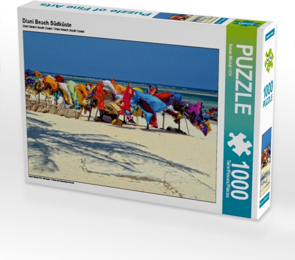 Calvendo Diani Beach Südküste 1000 Teile Puzzle quer 640x480mm, Michel / CH Susan; 7289129