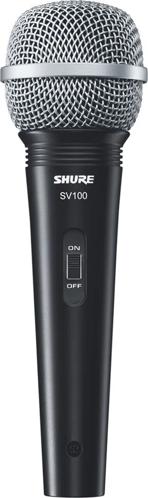 Microphone de Scène Dynamique Unidirectionnel Shure SV100 Noir Robuste