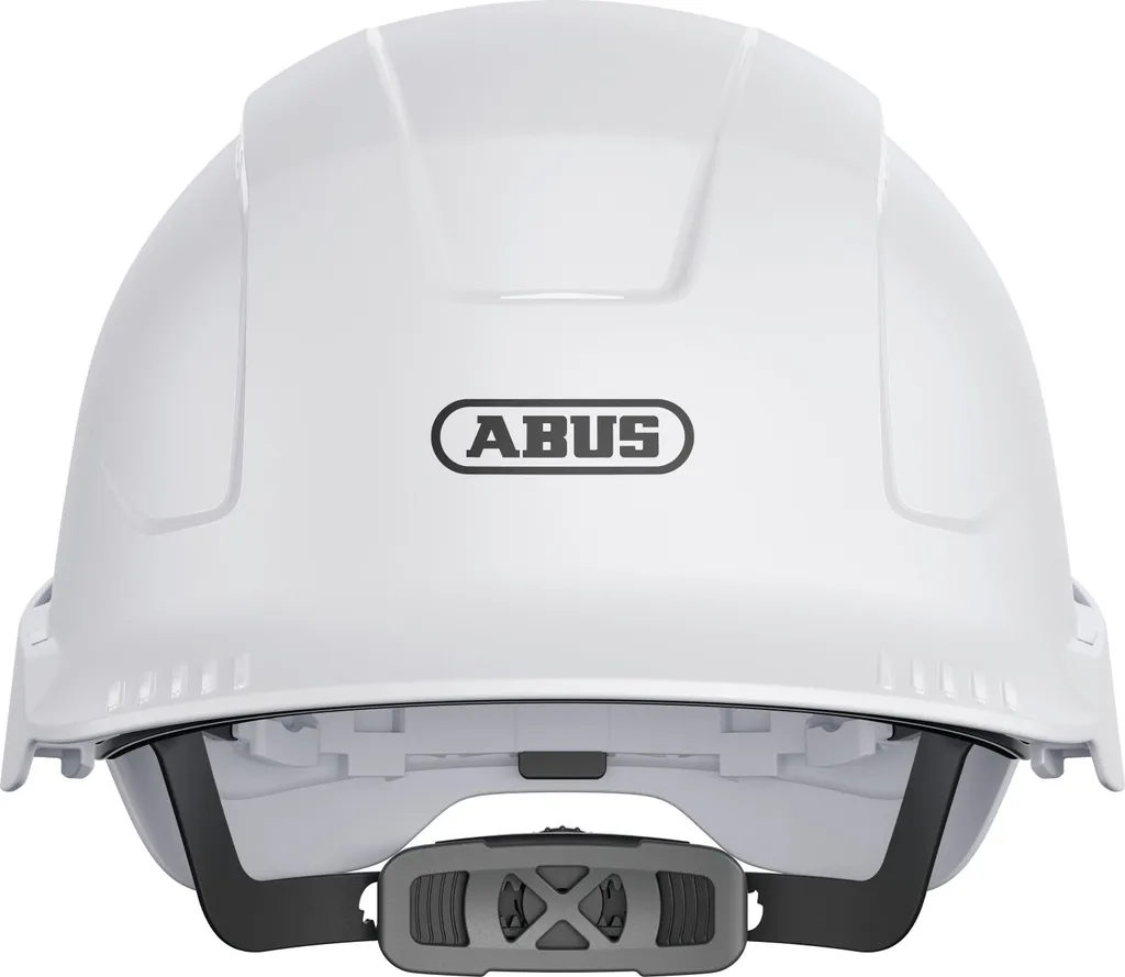 Casque de protection ABUS SCATOR blanc polaire léger et ultra robuste