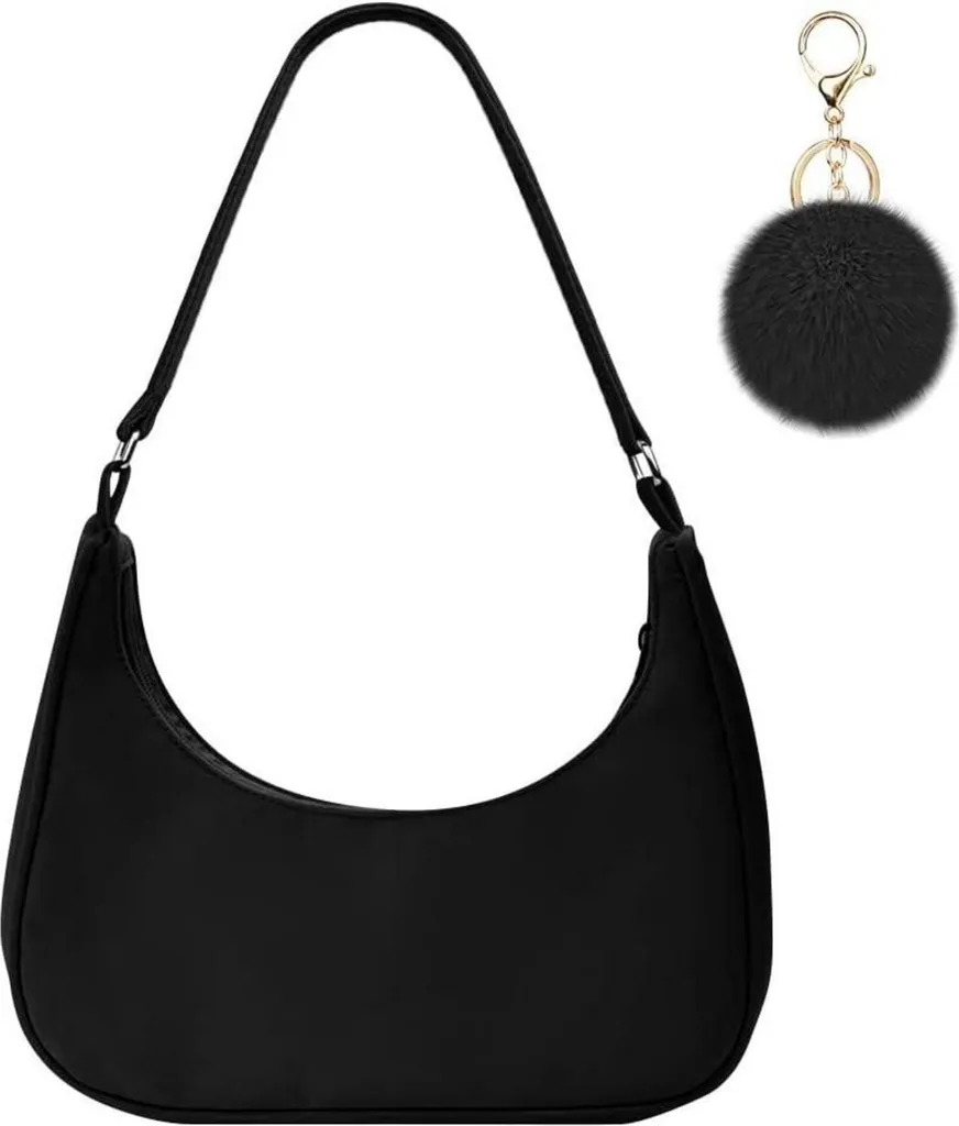 Aucuu Borsa a Tracolla Donna Nylon Y2K - Regalo Natale e Compleanno