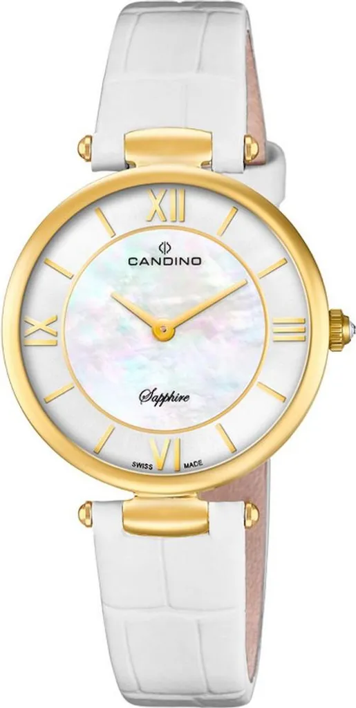 Montre à Quartz pour Femme Candino C4670/1 Élégante avec Bracelet en Acier