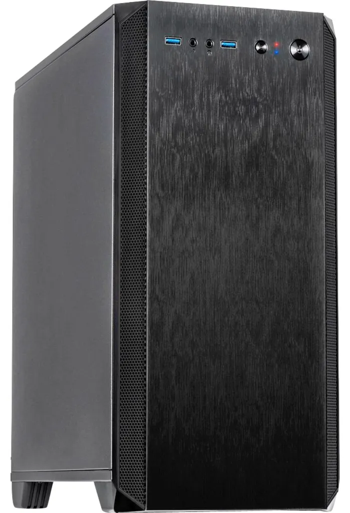 Boîtier PC bureautique Inter-Tech H-606 compact pour config silencieuse