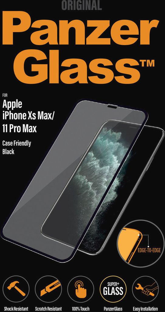 PanzerGlass Edge-to-Edge for iPhone 11 Pro Max/XS Max