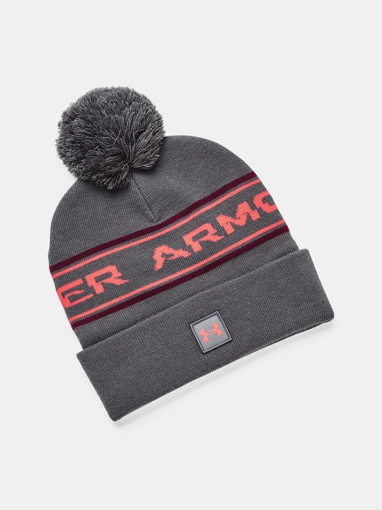 Under Armour Under Armour Herren Halftime Pom Beanie - Grau 1379985-013__OSFM