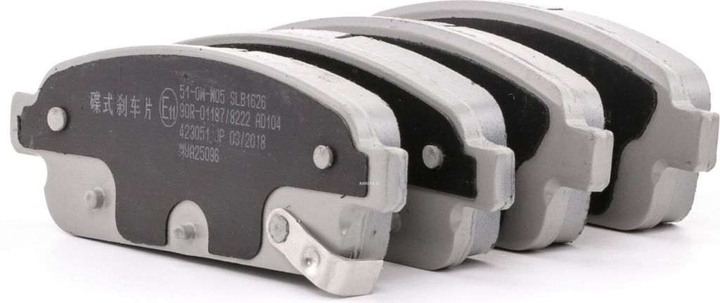 ASHIKA Bremsbeläge Satz Hinten für OPEL ZAFIRA B (A05) 51-0W-W05