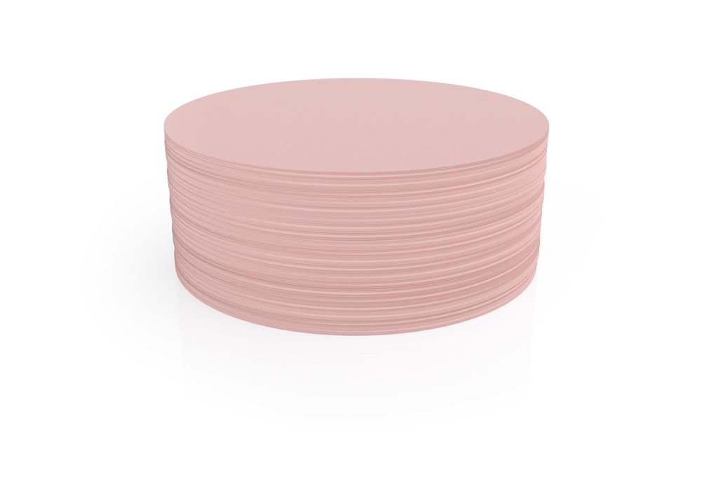 magnetoplan Kommunikationskarten rund rosa, 500 Stk., Ø 190 mm