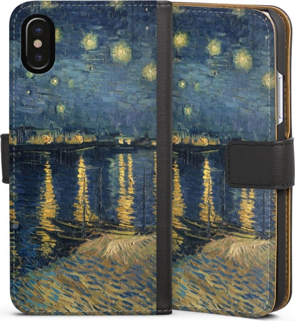 DeinDesign Klapphülle für Apple iPhone X Handytasche Lederhülle Tasche Kunst Malerei