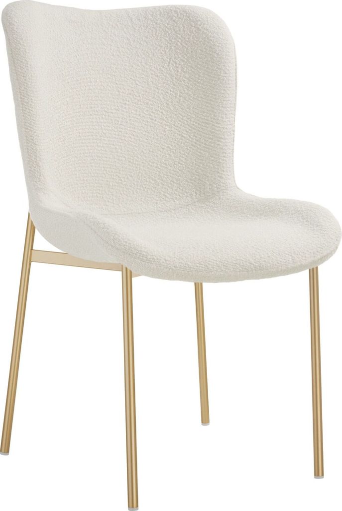 tectake Polsterstuhl Tessa ergonomische Form mit hoher Rückenlehne 54 x 62 x 90 cm