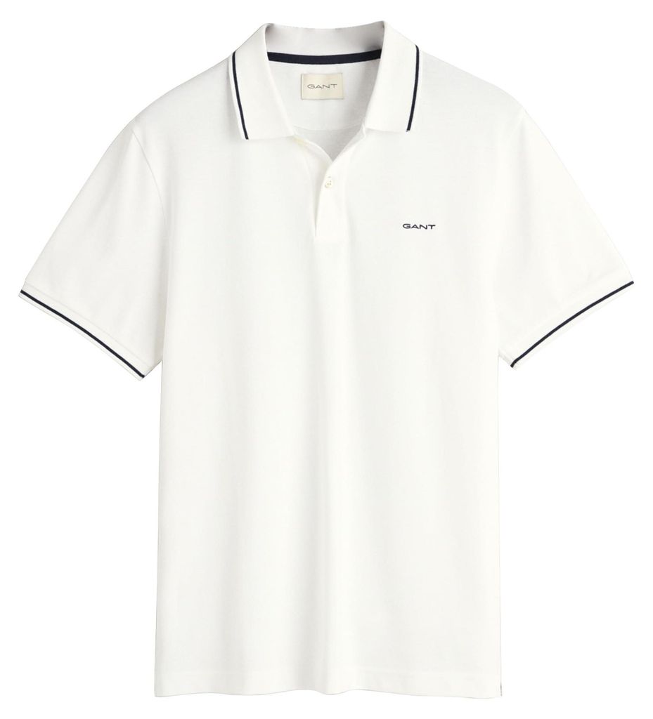 Gant Tipping SS Piqué Rugger Poloshirt Herren Immagine del prodotto 