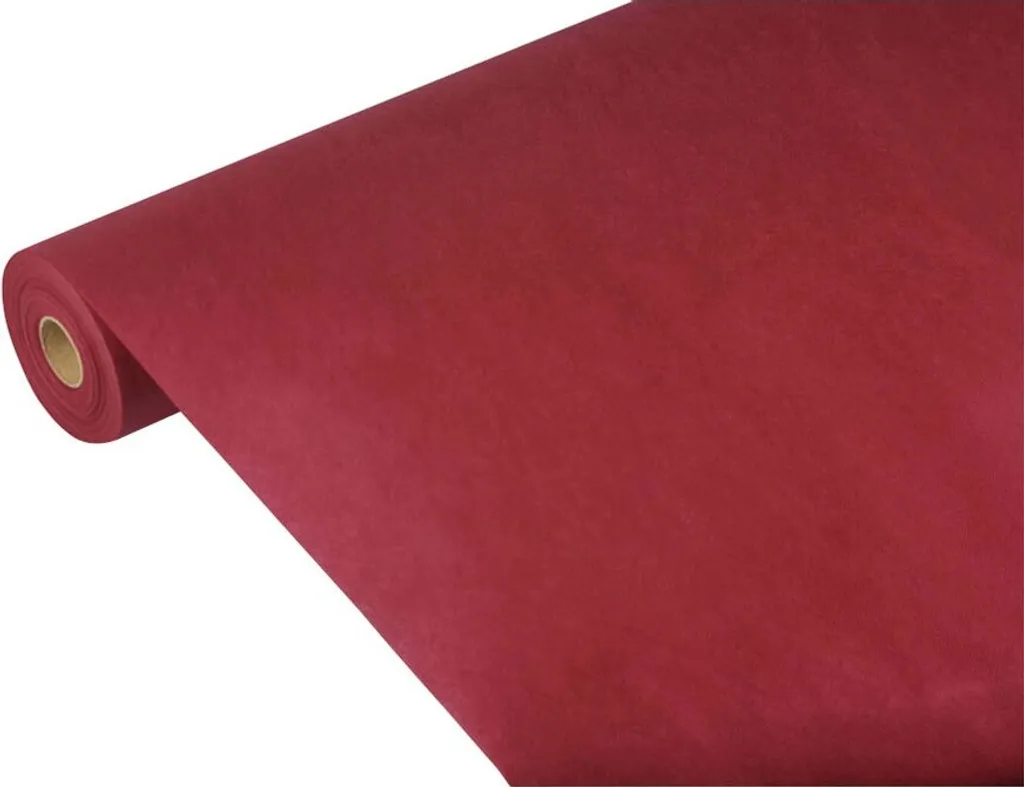 Nappe de fête rouge PAPSTAR 82343 pour Décoration de Table Noël et Mariage