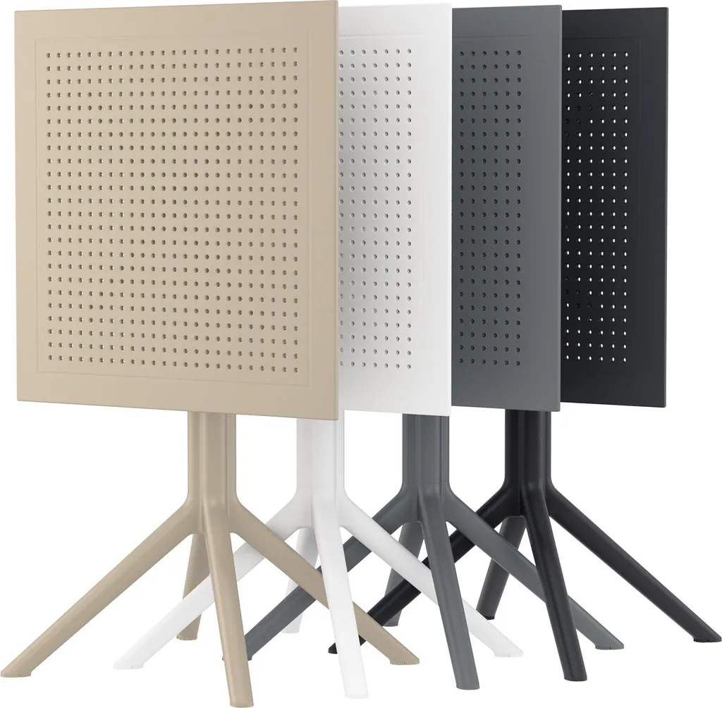 Table pliante stable Sky I : la solution pour petits espaces extérieurs