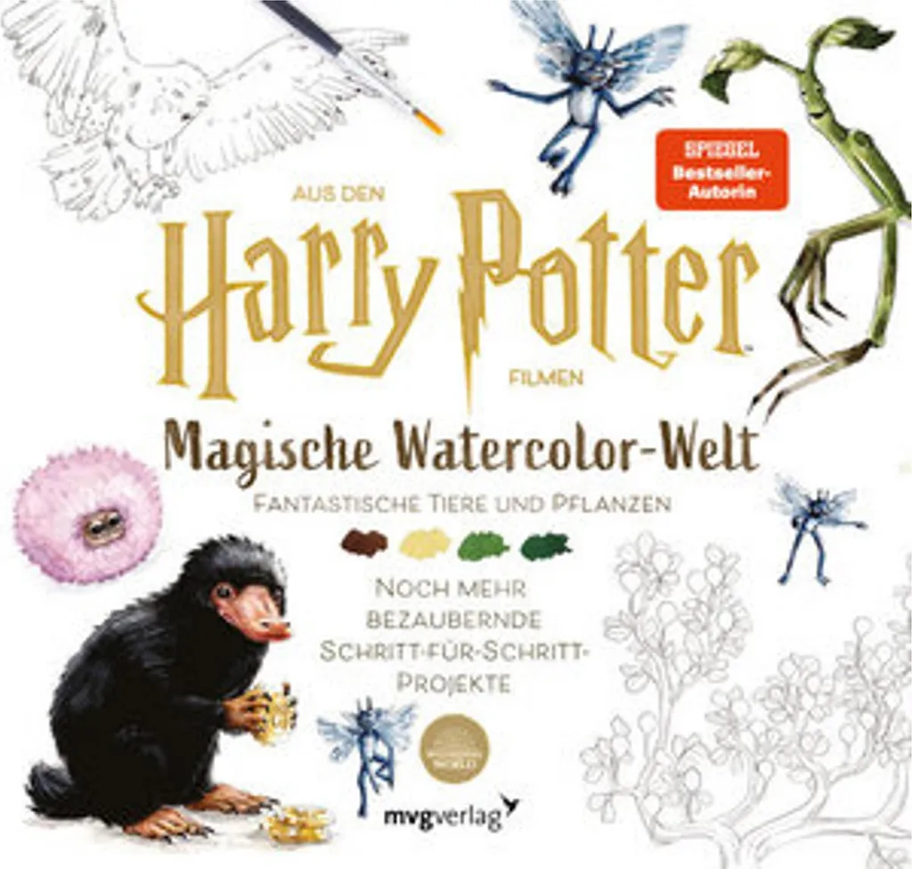 Magische Watercolor-Welt Aquarelle Créatures Fantastiques Papier Épais