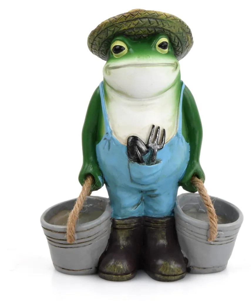 Décoration de Jardin Grenouille DIY pour Terrariums et Pots Plantes
