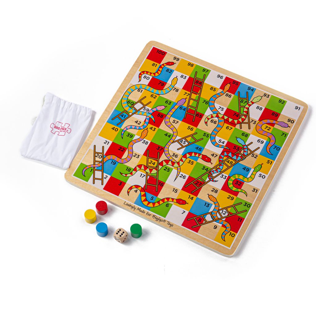 Bigjigs Toys Rebríky a hady 2 Obrázok produktu 