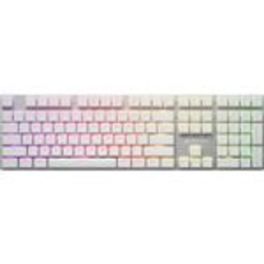 Clavier Gaming USB Mécanique Sharkoon PureWriter RGB Blanc Switch Bleu US