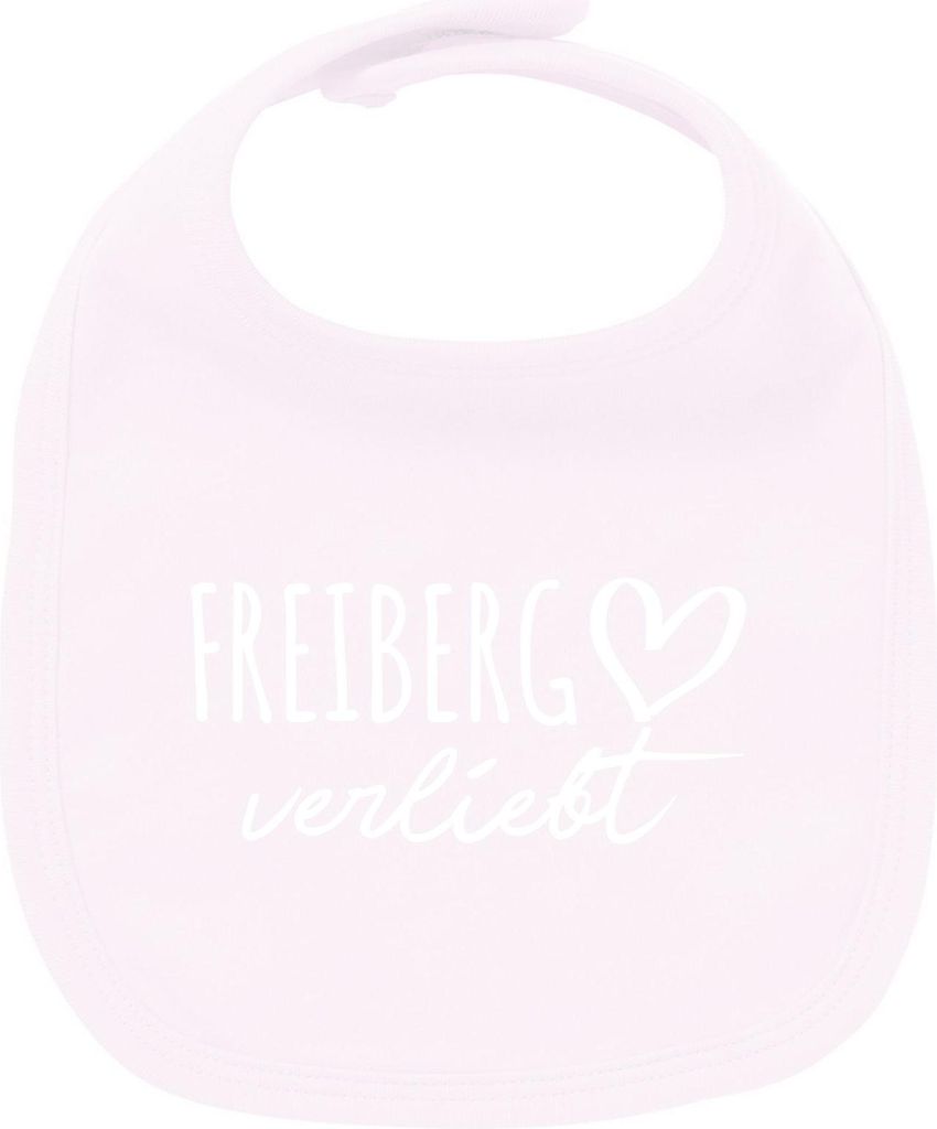 Huuraa Unisex Babylatz Freiberg verliebt Geschenk Babypink Baumwolle Freiberg Mitbringsel