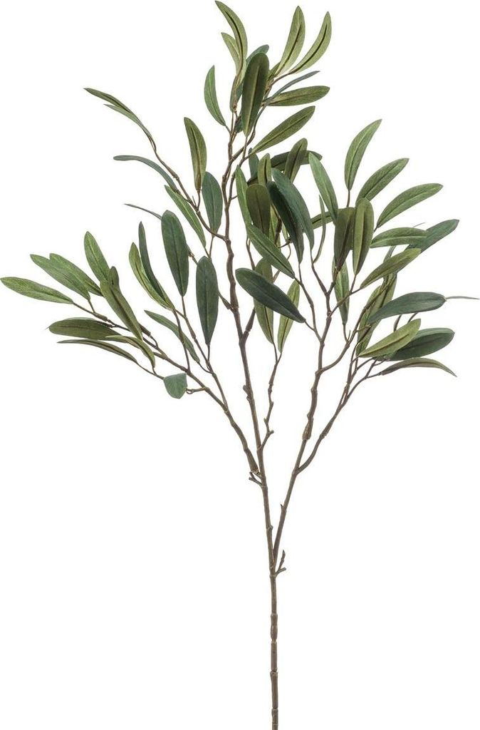 artplants.de Künstlicher Olivenzweig RIGELIO, 80cm - Künstlicher Deko Zweig