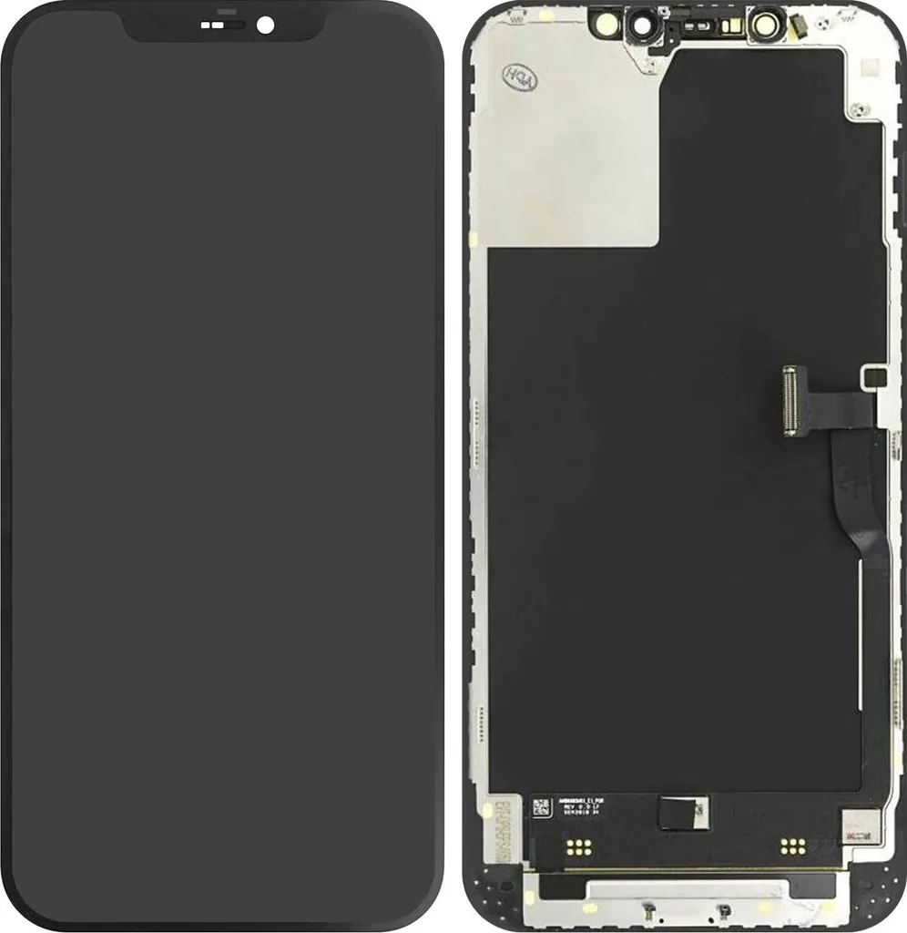 Écran iPhone 12 Pro Max Noir avec Tactile Fluide et LCD Clappio Haute Qualité