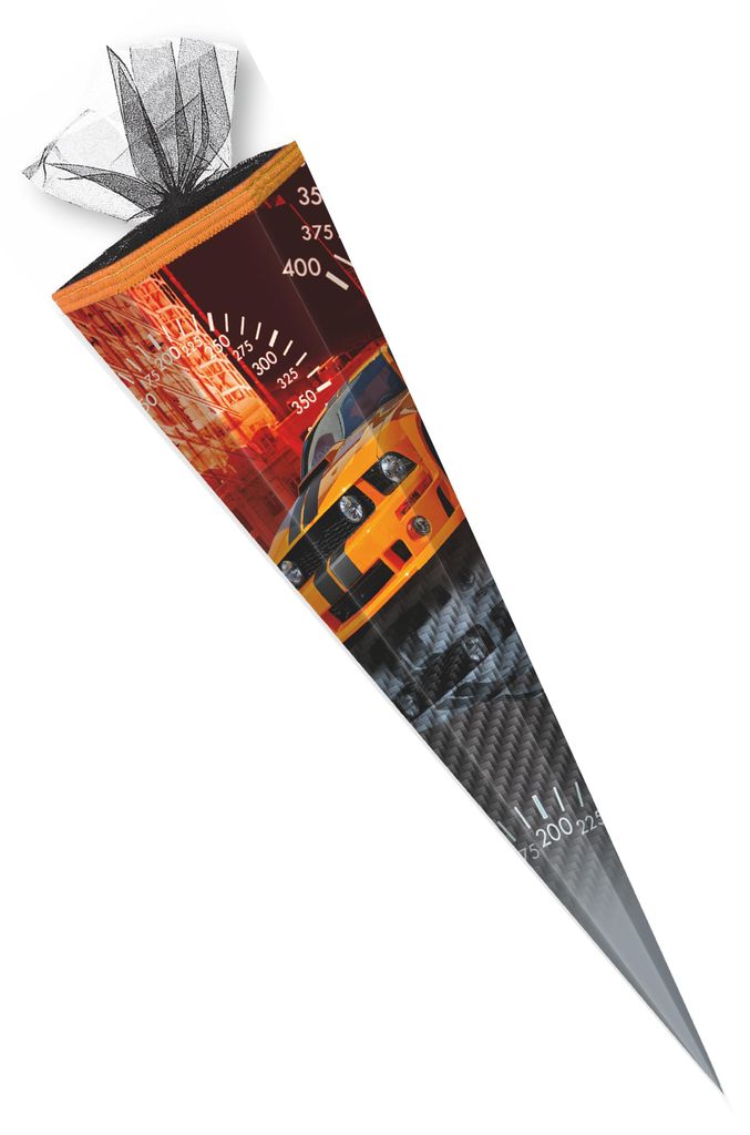 Schultüte / Zuckertüte / 85cm / eckig / "City Car"