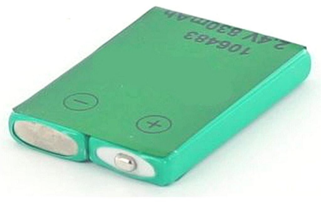 Akku für Detewe Eurix Style Set DECT NiMH 2,4 Volt 750 mAh grün.
