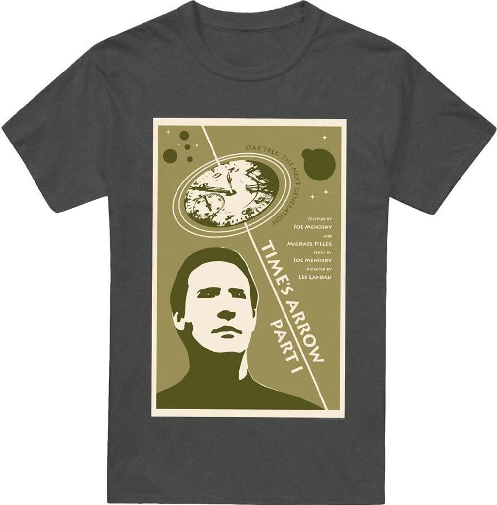 Star Trek - "The Next Generation Season 5 Episode 26" T-Shirt für Herren/Damen Uni TV17904 (XXL) (Holzkohle)