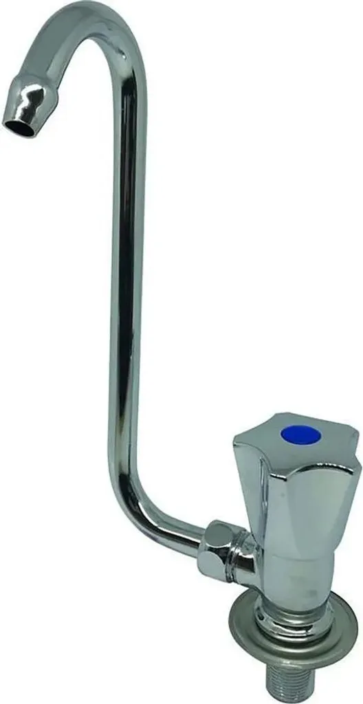 Mitigeur de lavabo monotrou argenté pour vasque de salle de bain