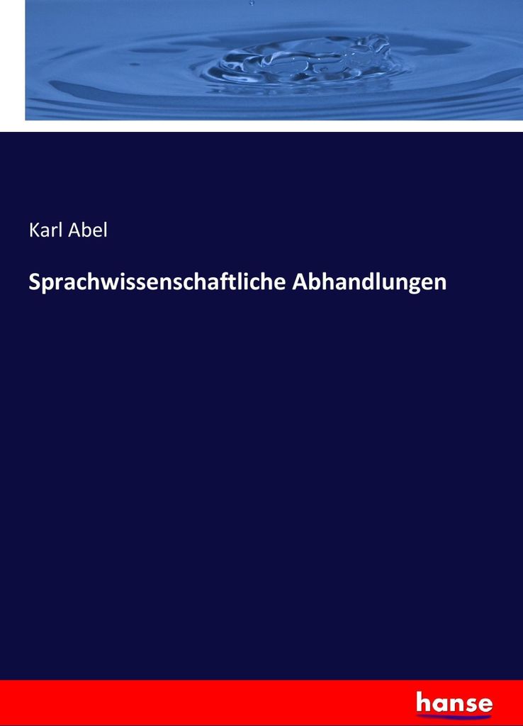 Sprachwissenschaftliche Abhandlungen