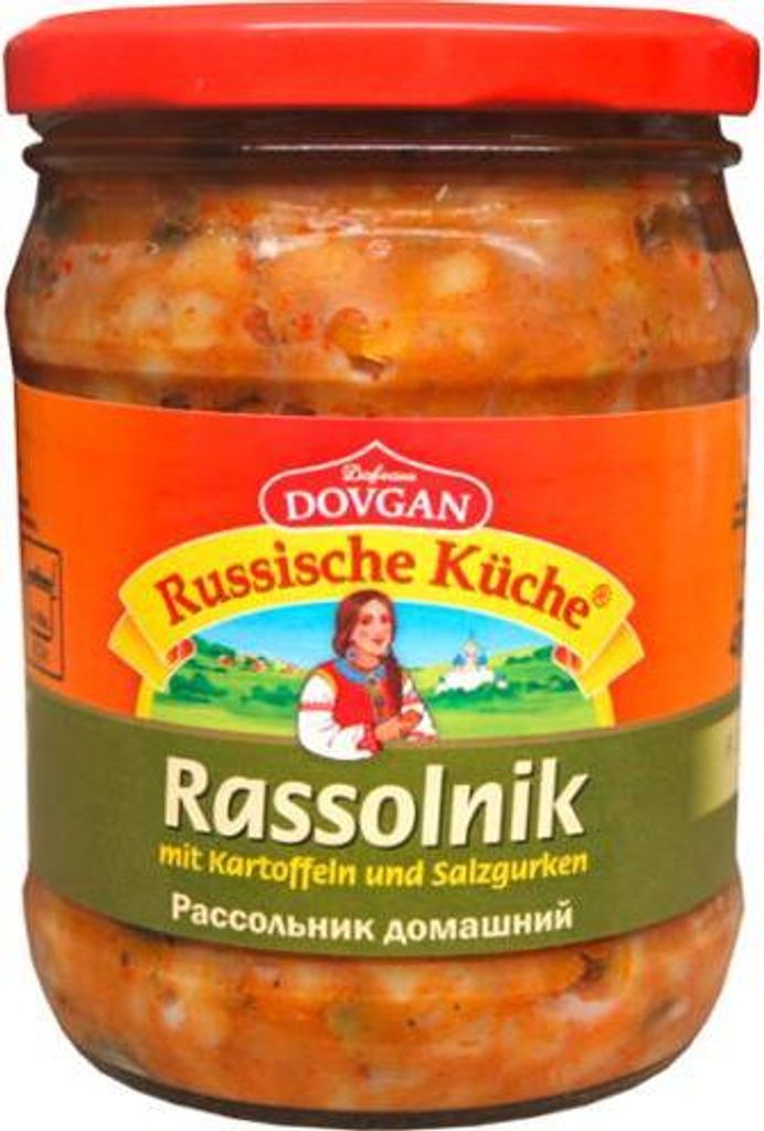 DOVGAN Rassolnik mit Kartoffeln und Salzgurken 480g Produktbild 