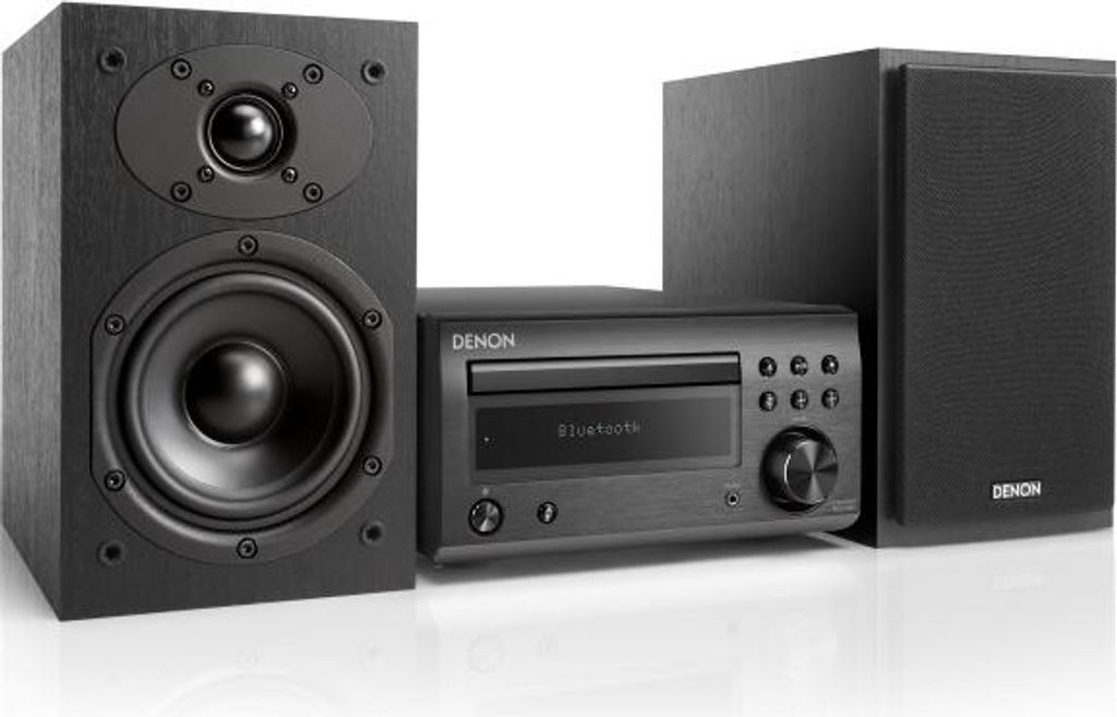 Denon D-M41, Home-Audio-Minisystem, Schwarz, 60 W, 2-Wege, Produktbild 