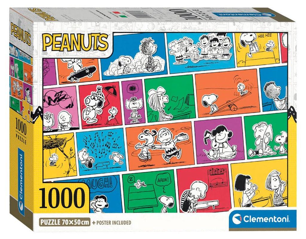 Clementoni Legpuzzel Peanuts Snoopy, 1000st. Image du produit 