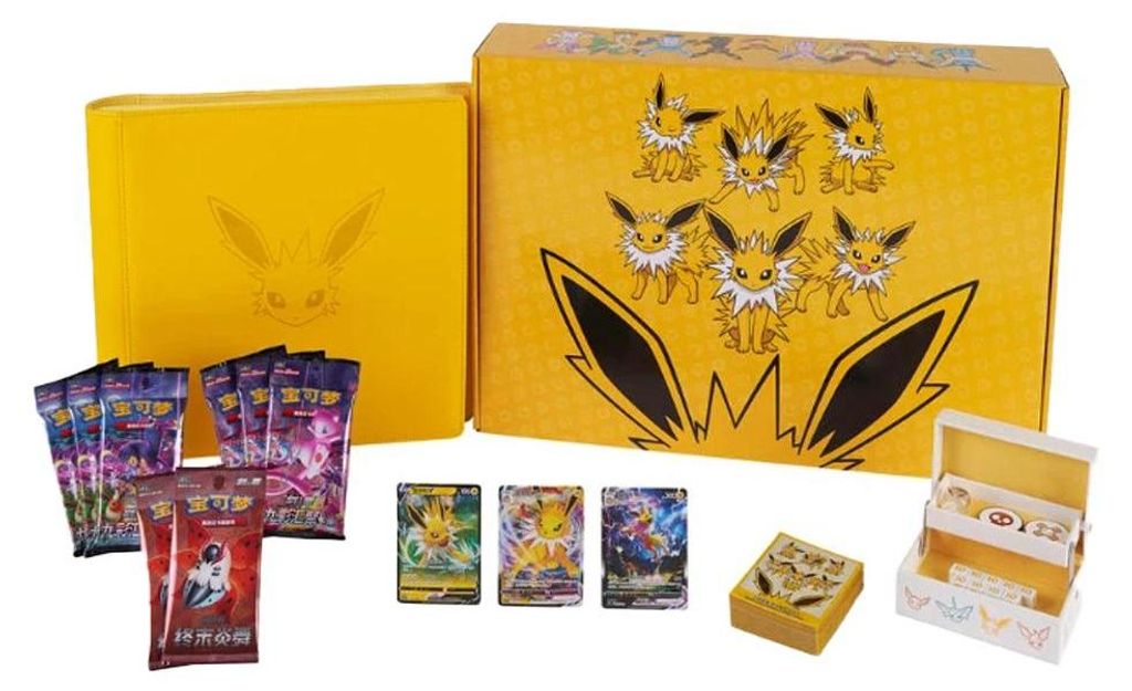 Pokémon Eevee GX Gift Box Jolteon (versione cinese) Immagine del prodotto 