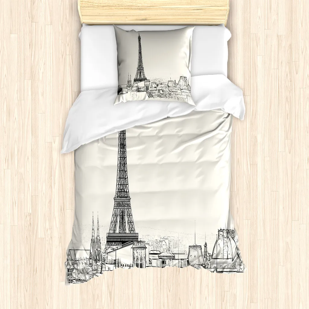 Copripiumino Parigi Singolo ABAKUHAUS Design Moderno 135x200