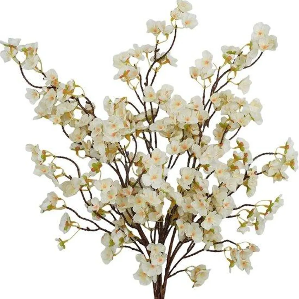 Bouquet de fleurs artificielles déco - Tiges hautes lot de 3 pièces
