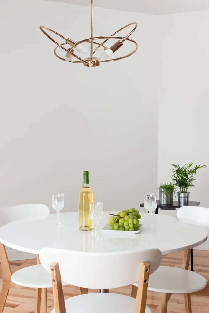tooLight App1092-4C Rose Gold: Lampadario Luxury 4 Luci E14 - 4