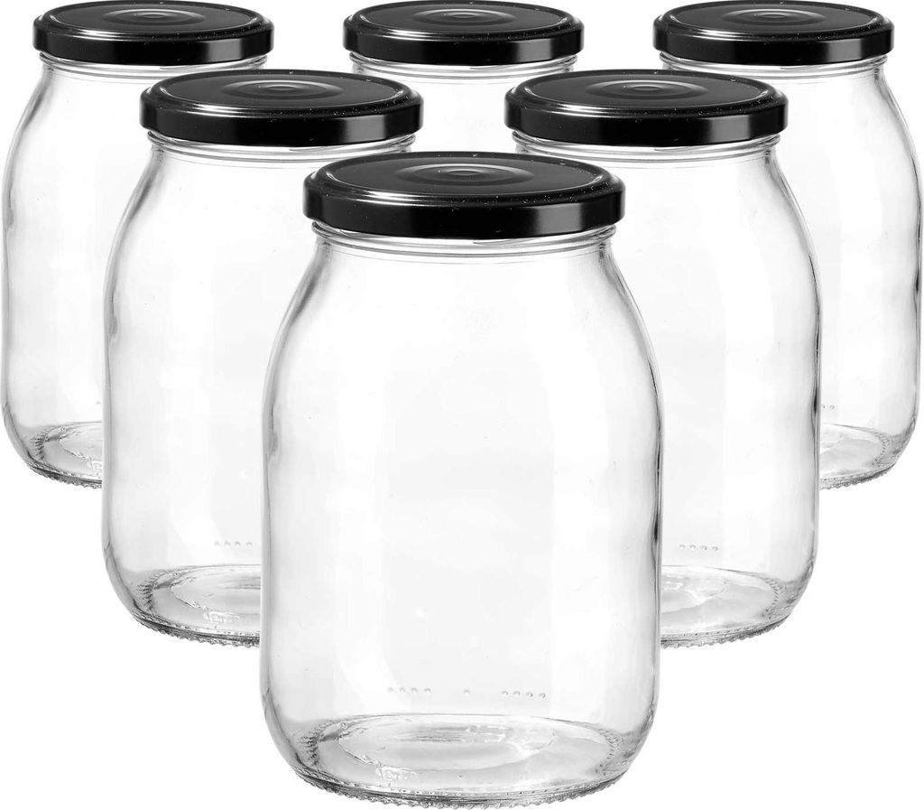 Ritzenhoff & Breker Kitchen Love Einmachglas 1 l 6er Set